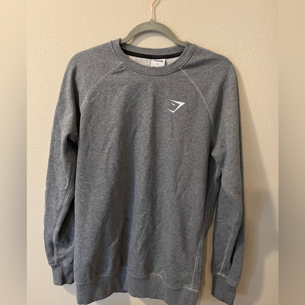 GYMSHARK Crest Hoodie | Gray | Small